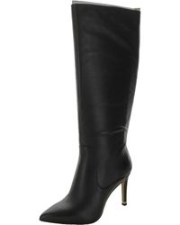 Kenneth Cole - Riley 85 Tubular Leather Heels Knee-high Boots - Lyst