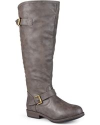 Journee Collection - Collection Wide Calf Spokane Boot - Lyst