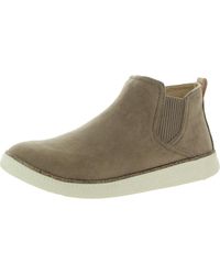 Dr. Scholls - See Me Faux Suede Slip On Ankle Boots - Lyst