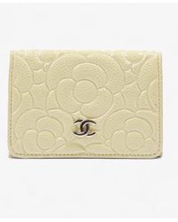 Chanel - Camelia Wallet Caviar Leather - Lyst