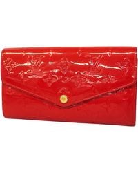 Louis Vuitton - Portefeuille Sarah Patent Leather Wallet (pre-owned) - Lyst