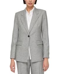 Lafayette 148 New York - Single Button Wool-Blend Blazer - Lyst