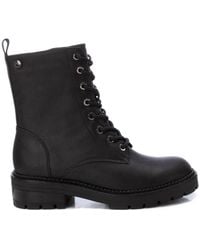 Xti - Combat Booties - Lyst