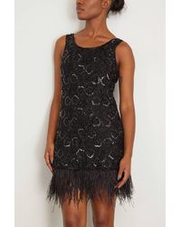 Sea - Misha Combo Knit Sleeveless Dress - Lyst
