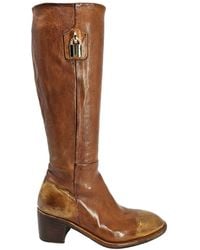 Madison Maison - Tall Hand Rubbed Lock Boot - Lyst