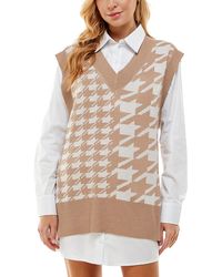 Kingston Grey - Juniors Short Sweater Two Piece Dress - Lyst
