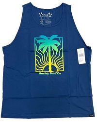 Hurley - Everyday Tank Top Palm Rise Print Cotton Pullover Fts150 - Lyst
