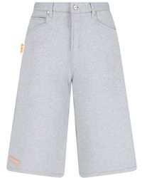 PDF - Relaxed Fit Knee-Length Shorts - Lyst