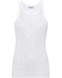 The Attico - Ribbed Jersey Tank - Lyst