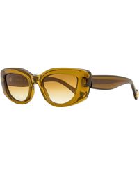 Lanvin - Cat Eye Sunglasses Lnv641s 208 Caramel 50mm - Lyst