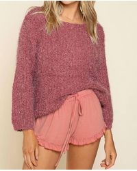 Pol - Alpaca Sweater With Dolman Sleeves - Lyst
