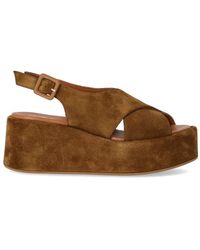 Strategia - Toffee Platform Sandal - Lyst
