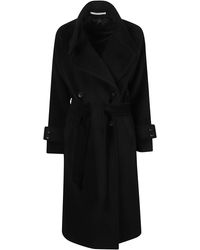Tagliatore - Henryka Long Double-Breasted Belted Virgin Wool Coat - Lyst