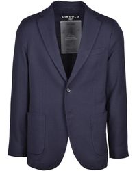 Circolo 1901 - Rounded Blazer Jacket With Button Closure And Unlined Interior - Lyst