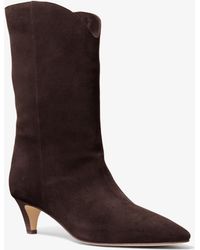 MICHAEL Michael Kors - Michael Kors Daniela Suede Boot - Lyst