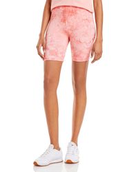 Cotton Citizen Milan Tie-dye Terry Bike Shorts - Pink