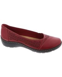 Clarks - Cora Iris Leather Slip On Loafers - Lyst