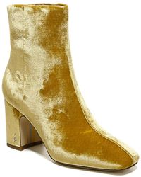 Sam Edelman - Fawn 2 Boot Square Toe Block Heel Bootie Zap1884 - Lyst