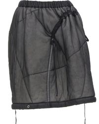 Comme des Garçons - Comme Des Garcons Vintage 1990 Sheer Nylon Drawstring Padded Puffy Skirt - Lyst