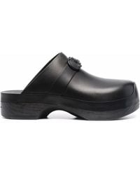 Ferragamo - Ferragamo Gancini Ornament Clogs - Lyst