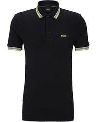 BOSS - Men Paddy Short Sleeve Pique Cotton Polo T-shirt - Lyst