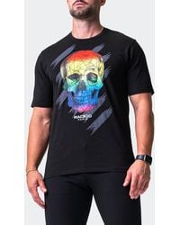 Maceoo - Skull Graphic Cotton Tee - Lyst