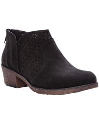 Propet - Remy Leather Block Heel Ankle Boots - Lyst