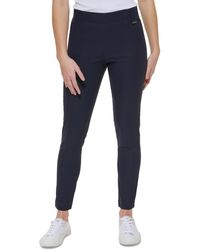 Calvin Klein - Mid-rise Embellished Ankle Pants - Lyst
