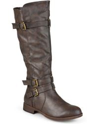 Journee Collection - Collection Wide Calf Bite Boot - Lyst
