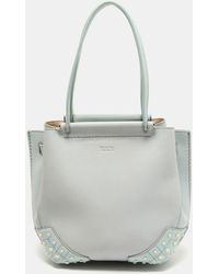 Tod's - Light Leather Wave Tote - Lyst