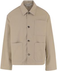 JW Anderson - Cotton Jacket With Patched Pockets - Lyst