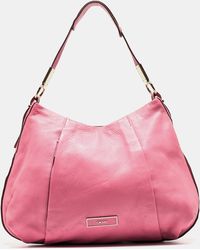 DKNY - Leather Pleated Hobo - Lyst