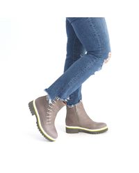 All Black - Side Cord Bootie - Lyst