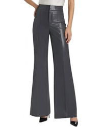 Alice + Olivia - Dylan Vegan Leather High Rise Pant - Lyst