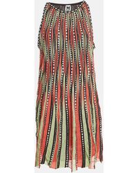 Missoni - Patterned Knit A-Line Mini Dress - Lyst