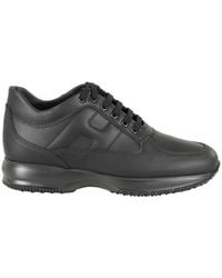 Hogan - Interactive Model Sneakers With Rubber Sole And Premium Leather - Lyst