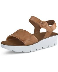 Paul Green - Harlee Quilted Wedge Sandals - Lyst