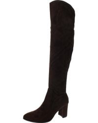 Marc Fisher - Faux Suede Tall Over-the-knee Boots - Lyst