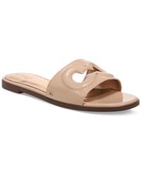 Circus by Sam Edelman - Maura Faux Leather Slip On Slide Sandals - Lyst