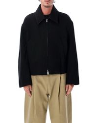 Studio Nicholson - Wool Cashmere Zip-Front Jacket - Lyst