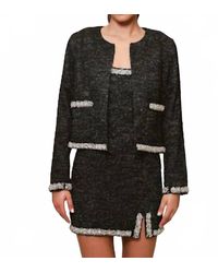 Hutch - Leva Stretch Tweed Jacket - Lyst