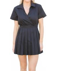 SOFIA The Label - Lola Pleated Romper - Lyst