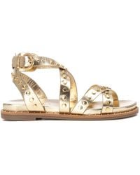 Xti - Carmela Leather Fashion Sandals By - Lyst