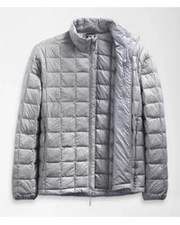 The North Face - Thermoball Eco Nf0a4qspa91 Meld Gray Puffer Jacket Dtf750 - Lyst