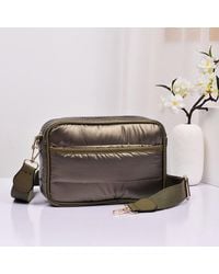 Fashnzfab - Solid Rectangle Puffer Crossbody Bag - Lyst