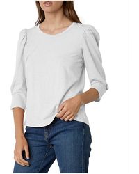 Velvet - Angelina Cotton Puff Sleeve T-shirt - Lyst