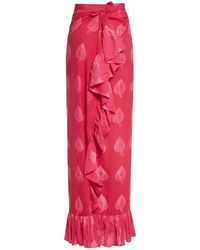 Coniglio - Classic Ruffle Power Pareo Skirt - Lyst