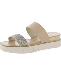 Dolce Vita - Leather Open Toe Wedge Sandals - Lyst