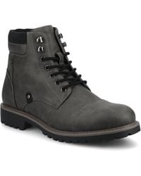 Vance Co. - Vance Yukkon Medium And Wide Width Cap Toe Boot - Lyst