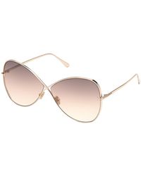Tom Ford - Nickie Tf 842 28f Butterfly Sunglasses - Lyst